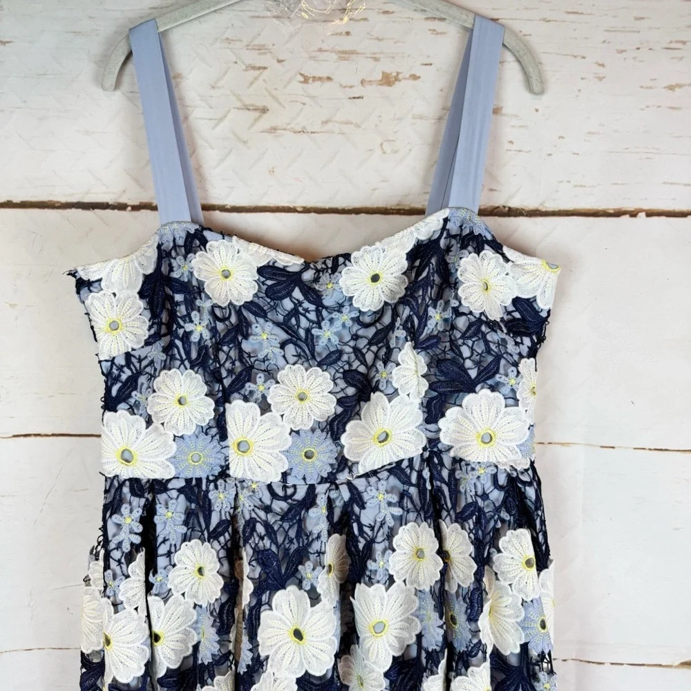 Aqua | Floral Lace Midi Dress, XL - Picture 5 of 10